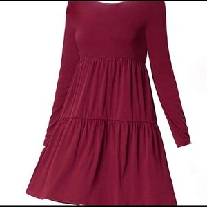 ❌❌Sold❌❌Loose tunic tiered dress